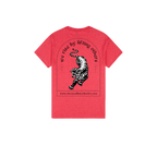 Heather Red back flat lay