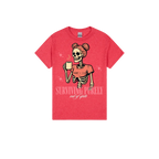 Heather Red front flat lay