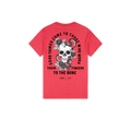Heather Red back flat lay
