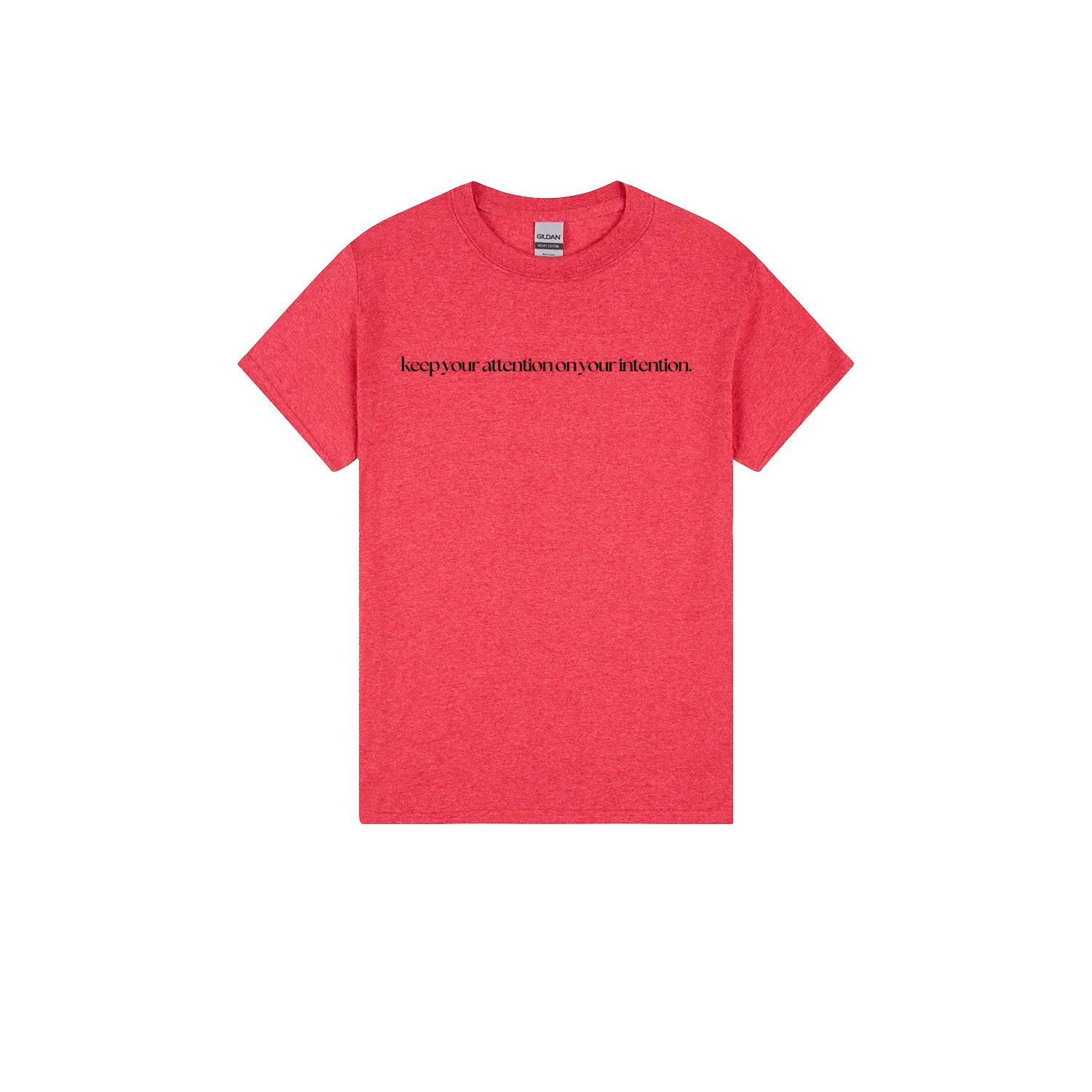 Heather Red front flat lay