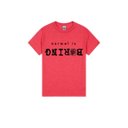 Heather Red front flat lay