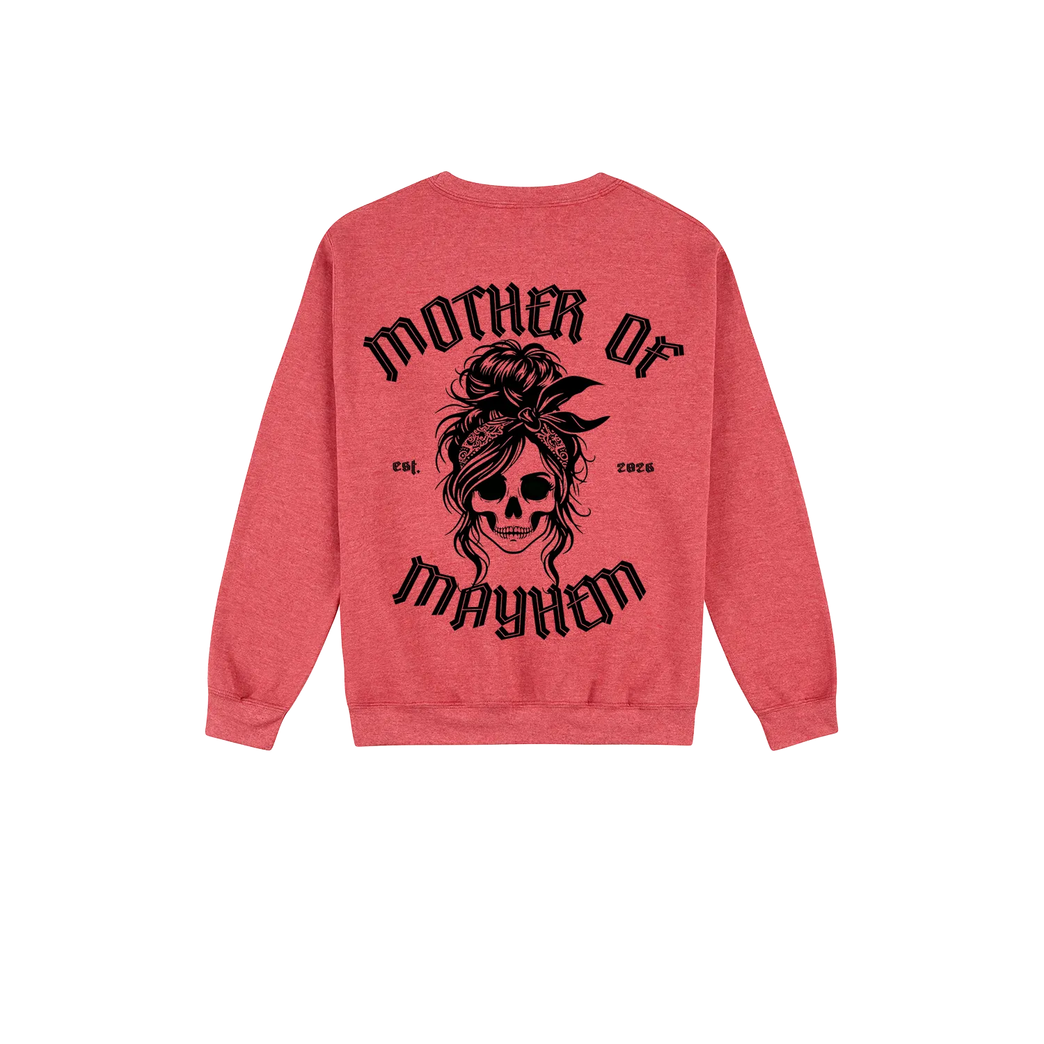 Heather Sport Scarlet Red back flat lay