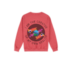 Heather Sport Scarlet Red back flat lay