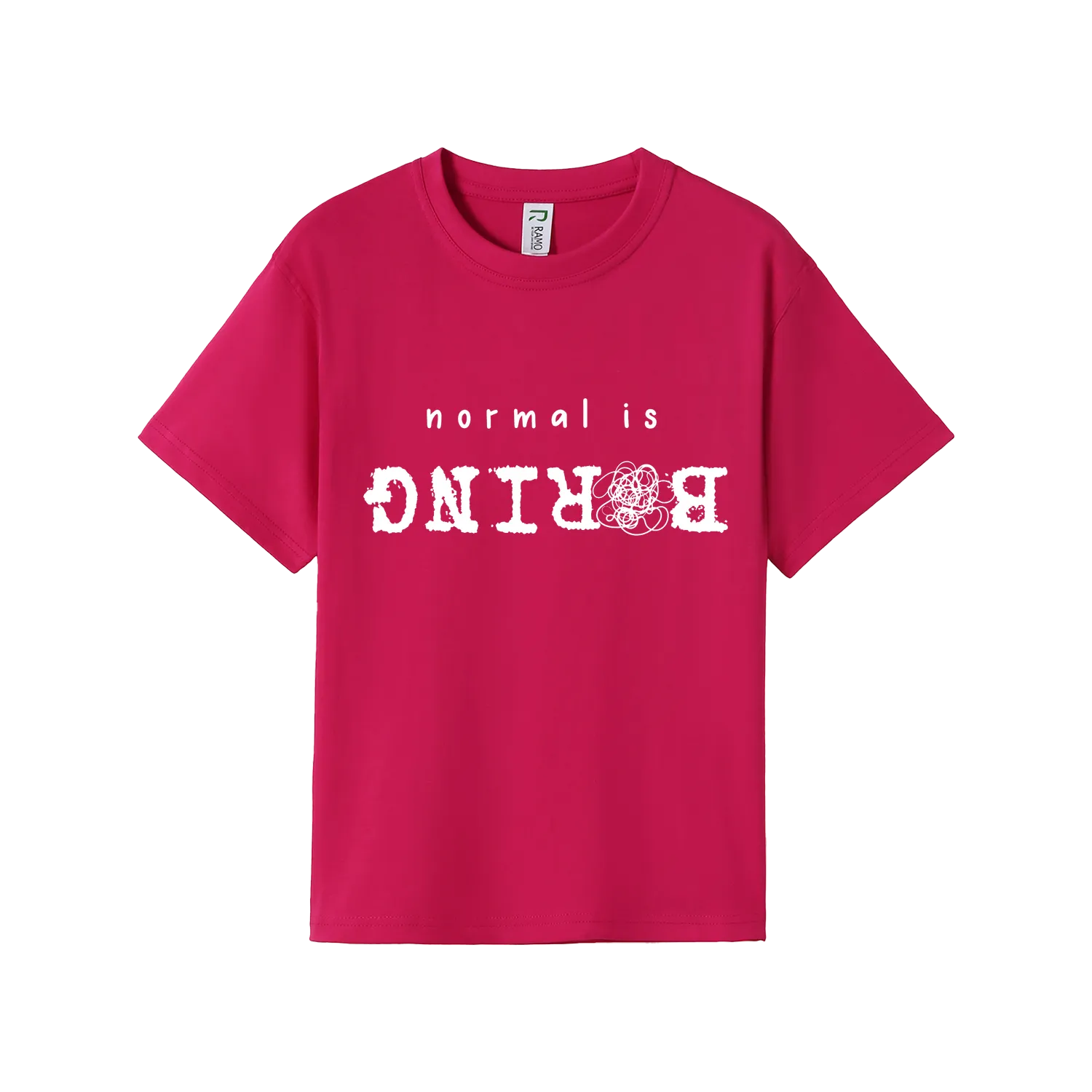 Hot Pink front flat lay