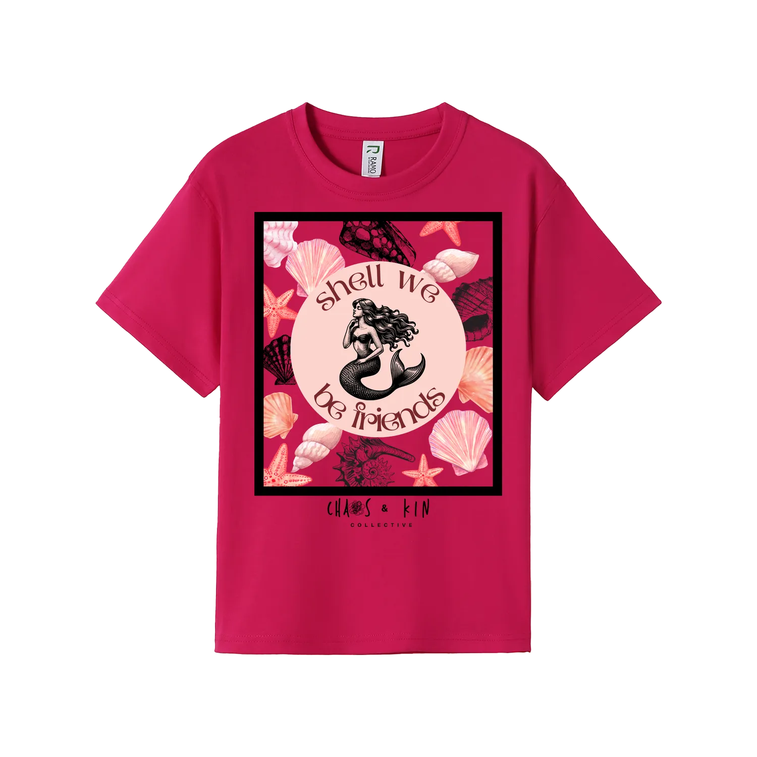 Hot Pink front flat lay