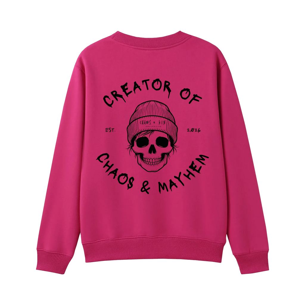 Hot Pink back flat lay