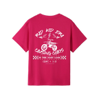 Hot Pink back flat lay