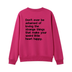Hot Pink back flat lay