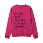 Hot Pink back flat lay