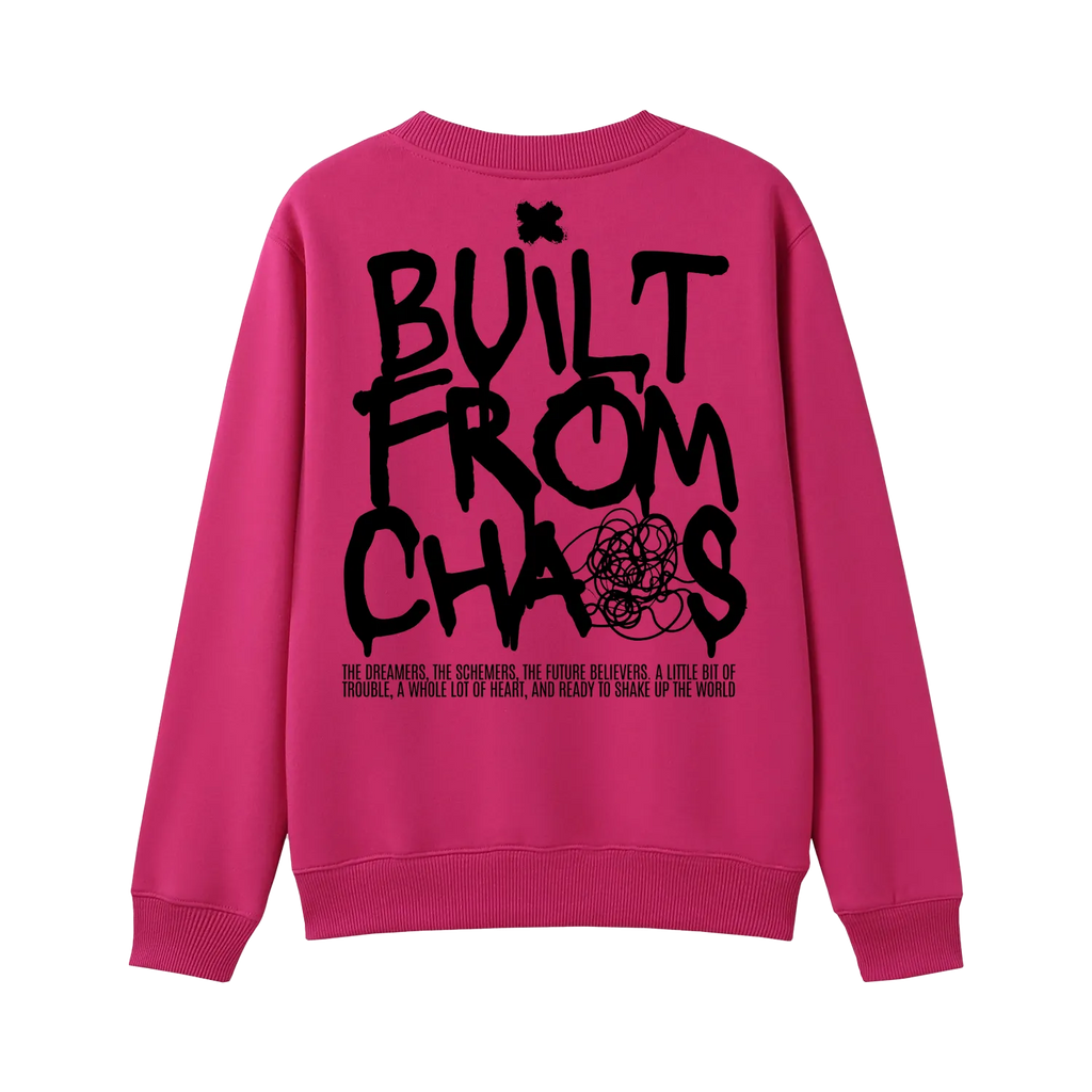 Hot Pink back flat lay
