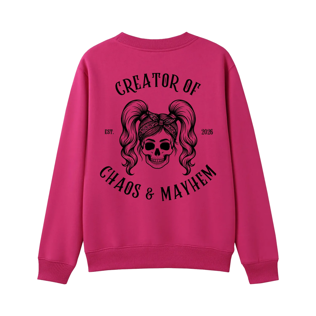 Hot Pink back flat lay