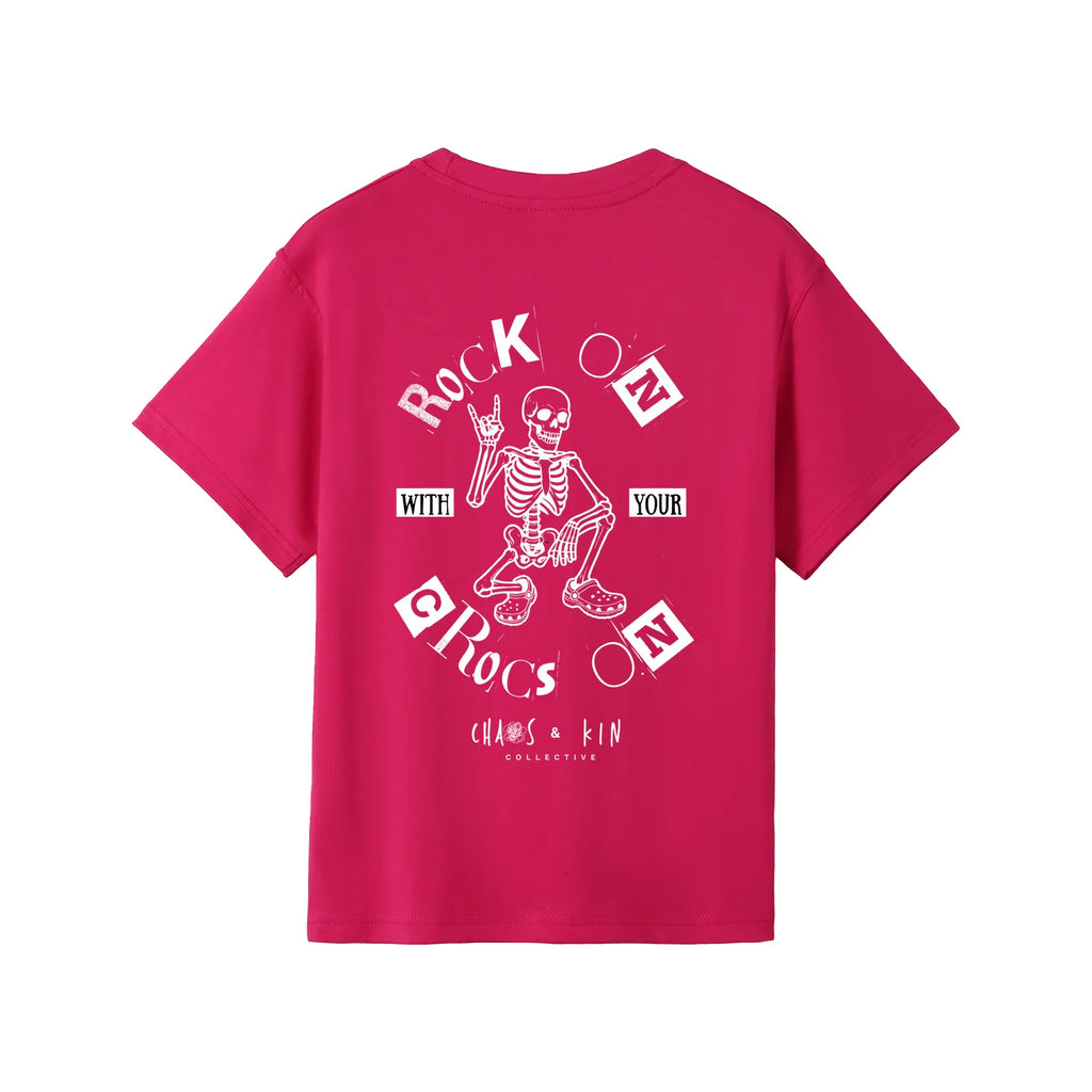 Hot Pink back flat lay