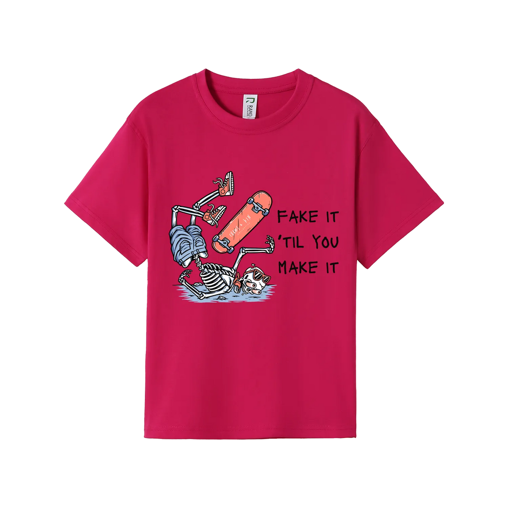 Hot Pink front flat lay