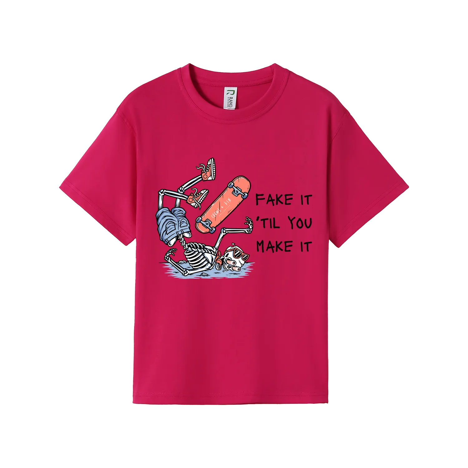 Hot Pink front flat lay