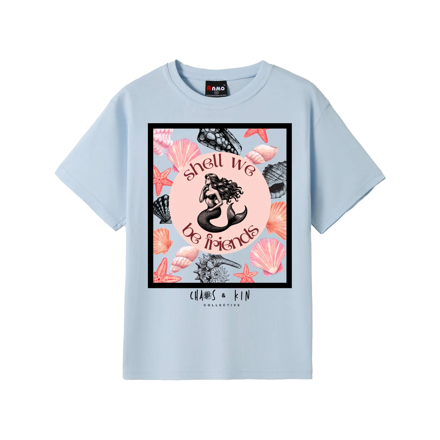 Ice Blue front flat lay