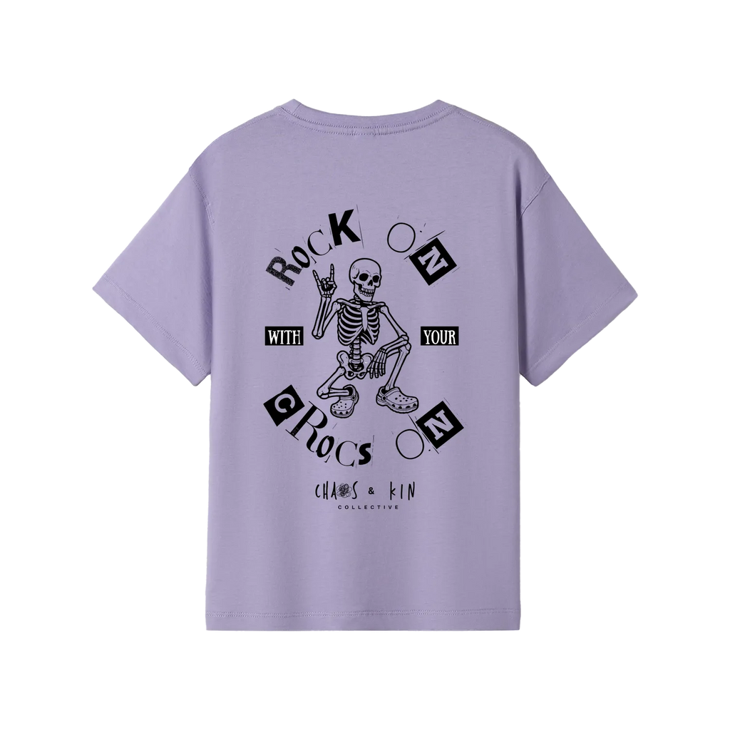 Lavender back flat lay