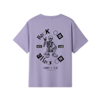 Lavender back flat lay