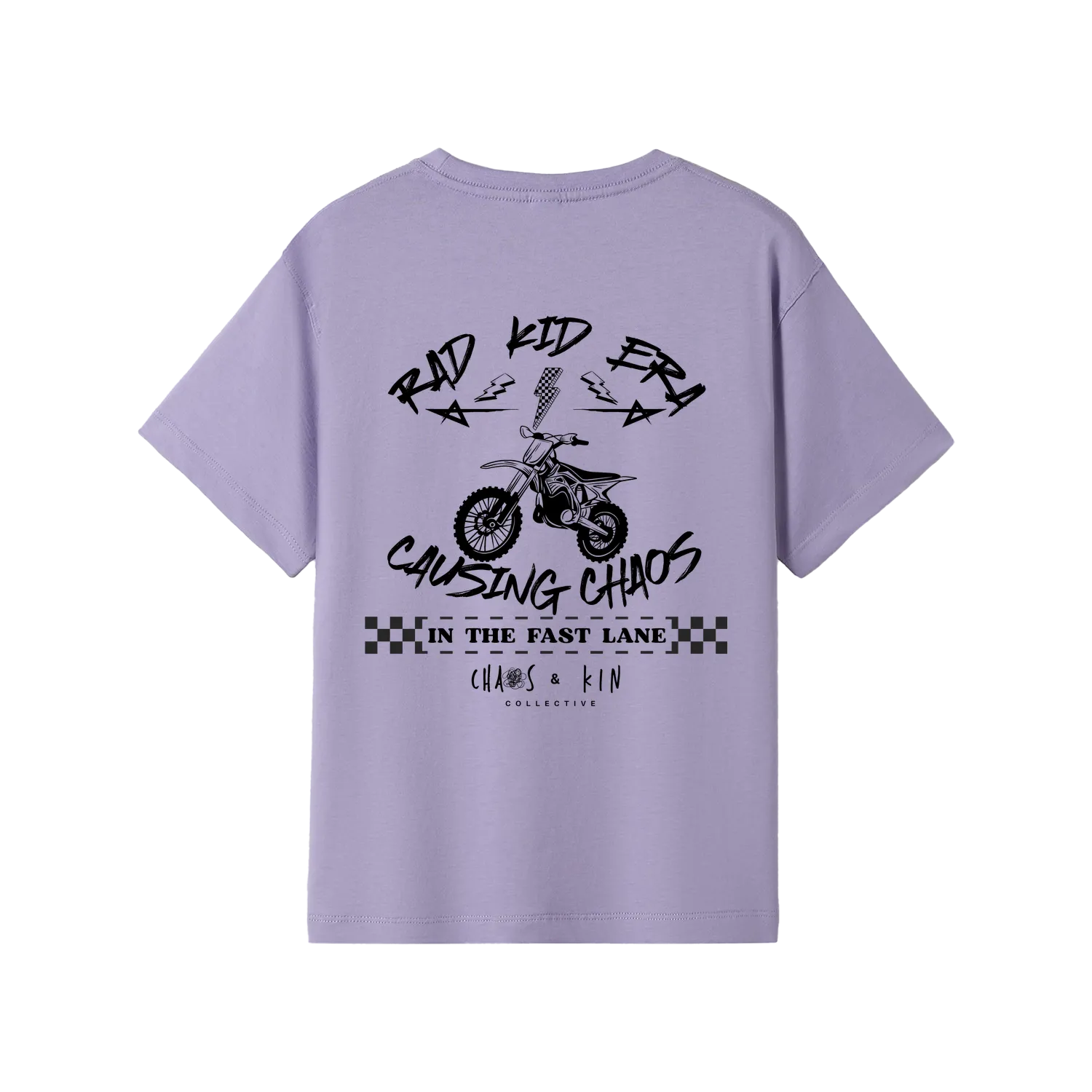Lavender back flat lay