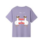 Lavender back flat lay