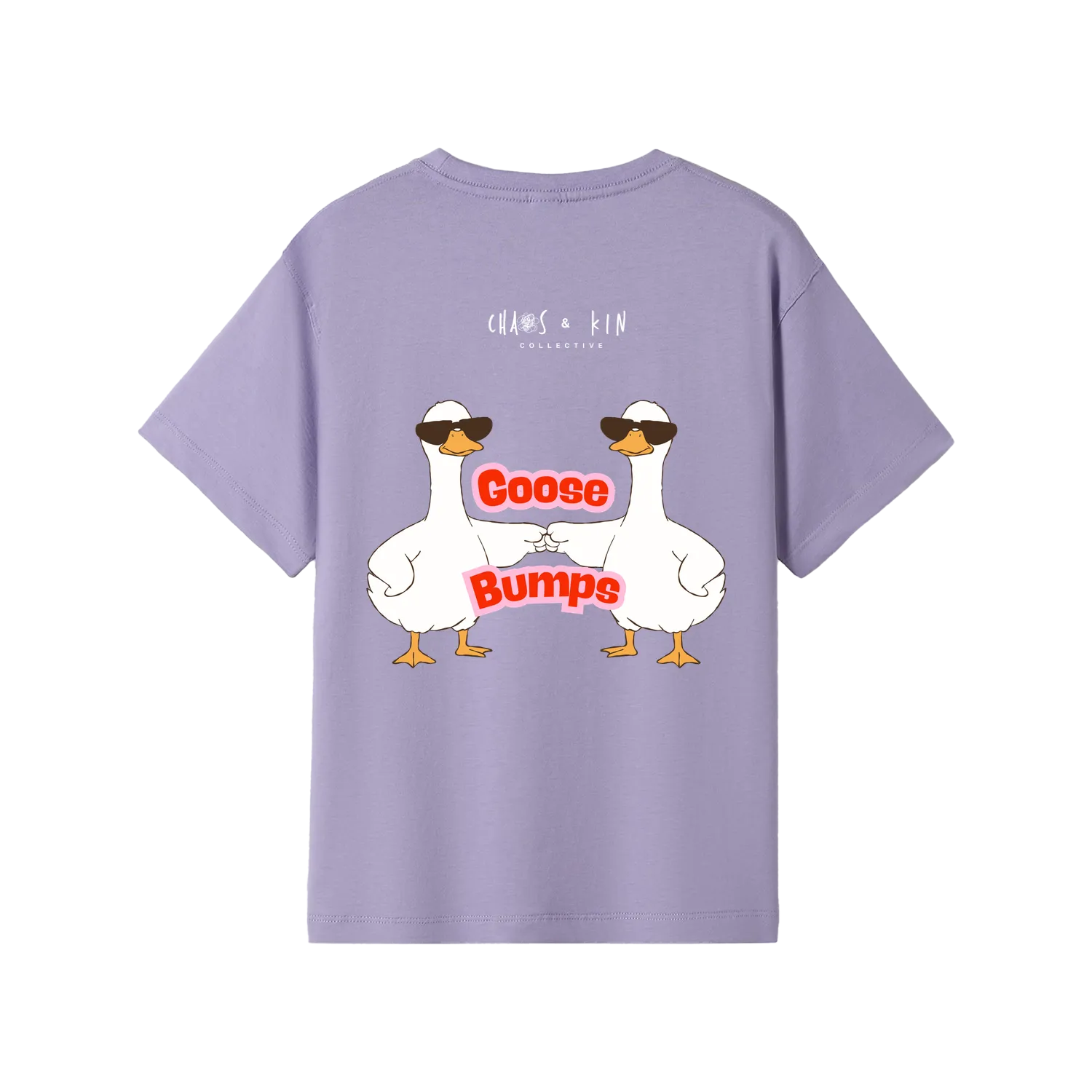 Lavender back flat lay