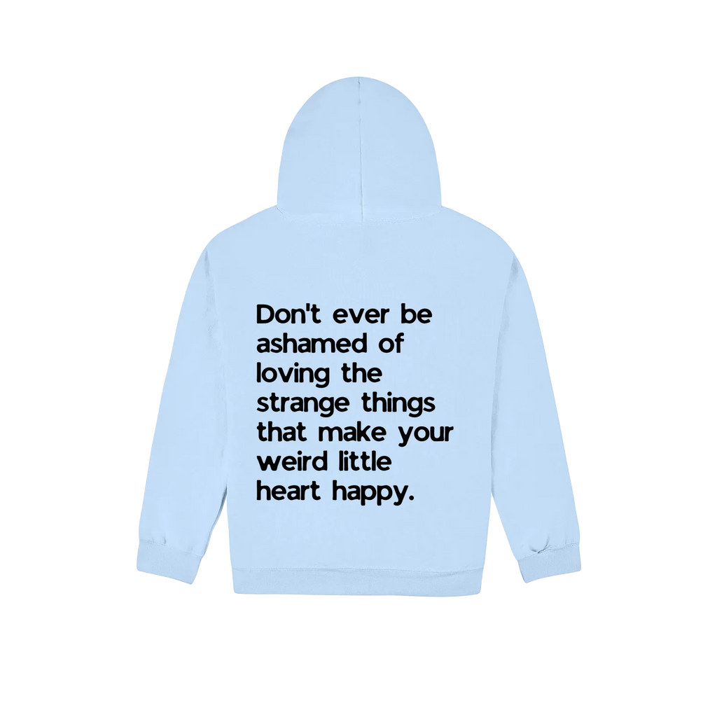 Light Blue back flat lay