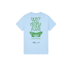 Light Blue back flat lay