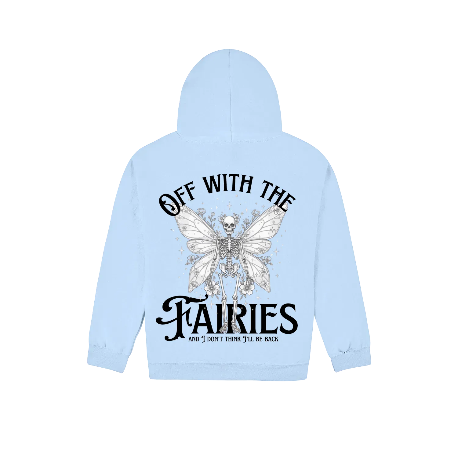 Light Blue back flat lay