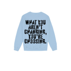 Light Blue back flat lay