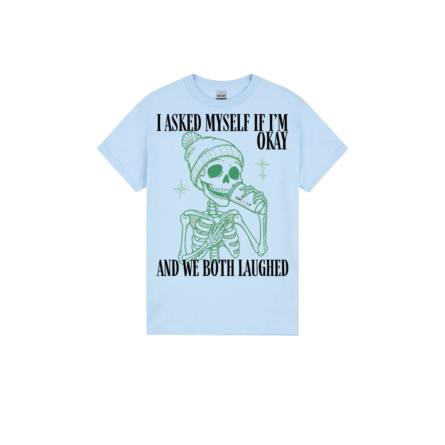 Light Blue front flat lay