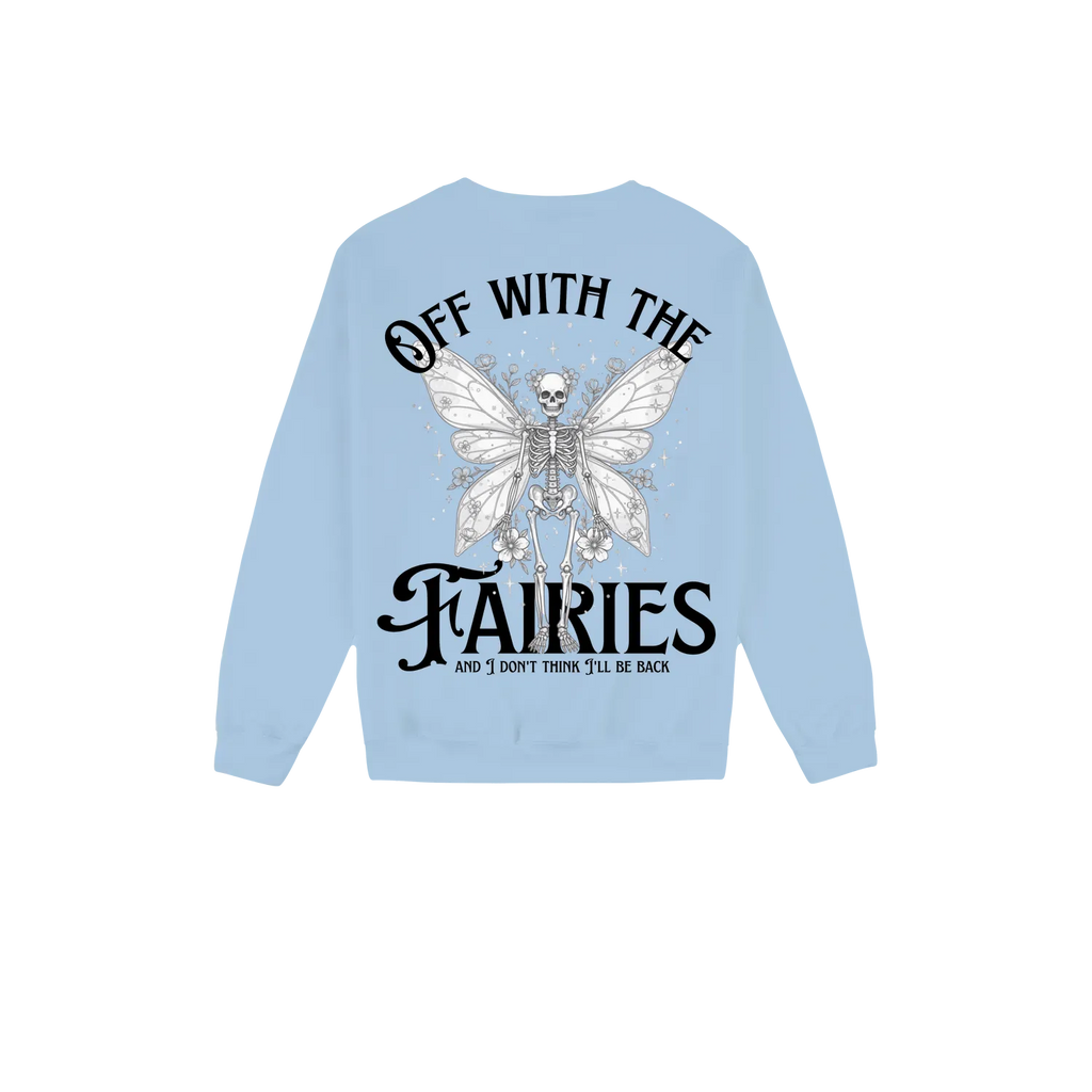 Light Blue back flat lay
