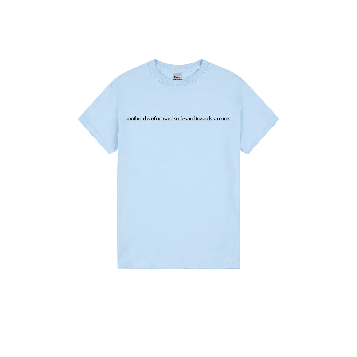 Light Blue front flat lay