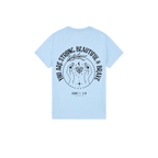 Light Blue back flat lay