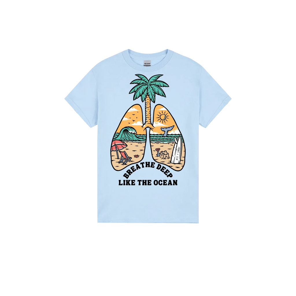 Light Blue front flat lay