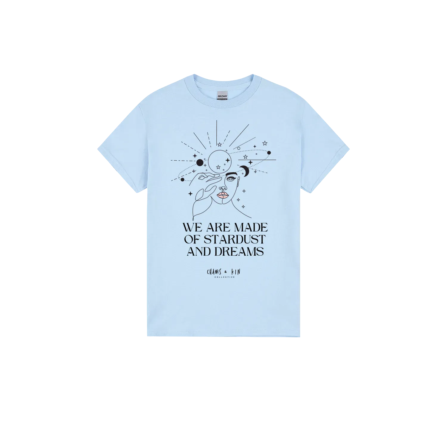 Light Blue front flat lay