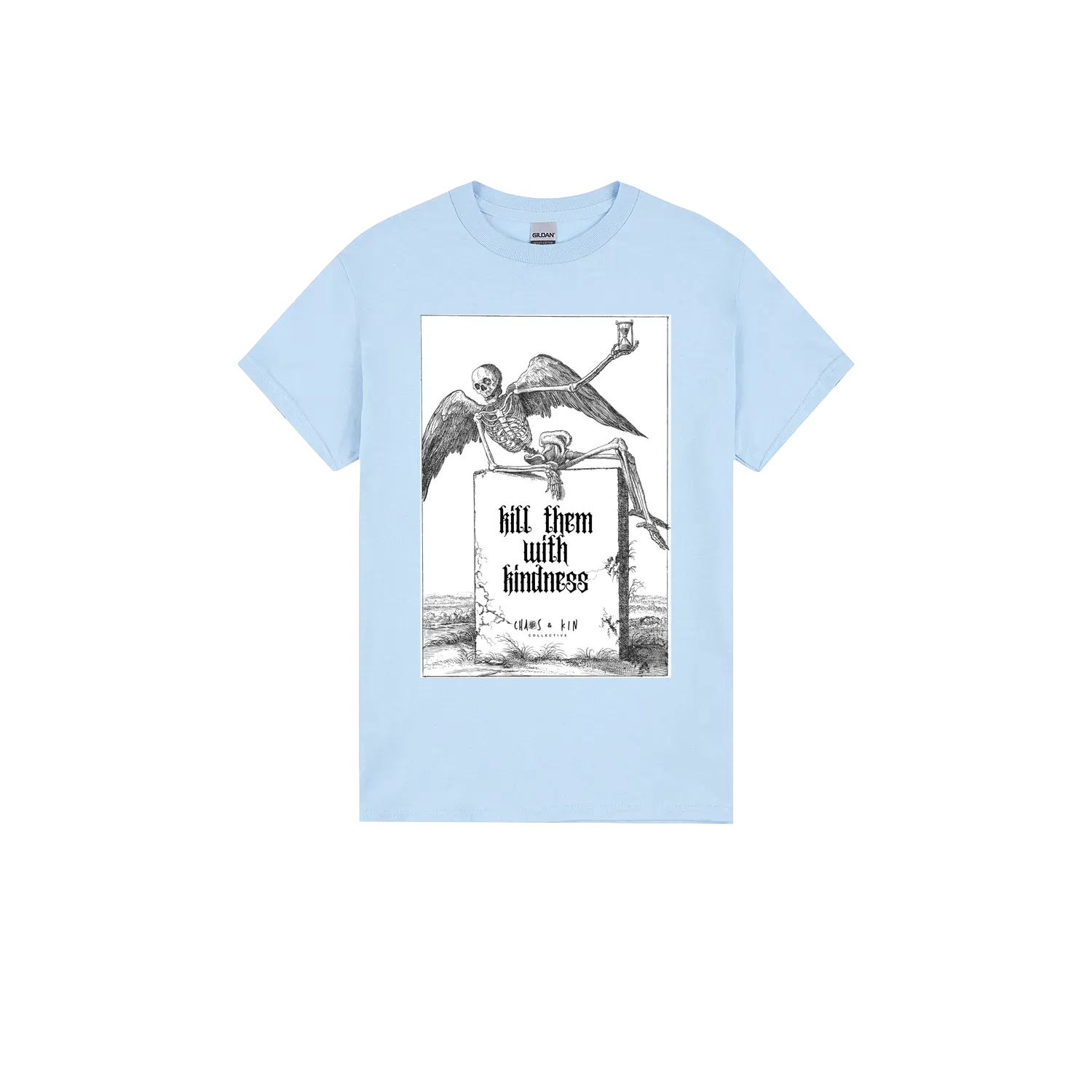 Light Blue front flat lay