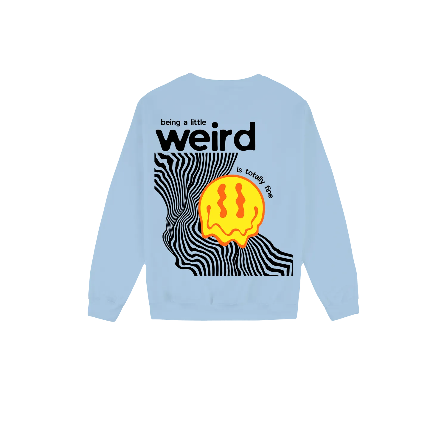 Light Blue back flat lay