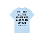 Light Blue back flat lay