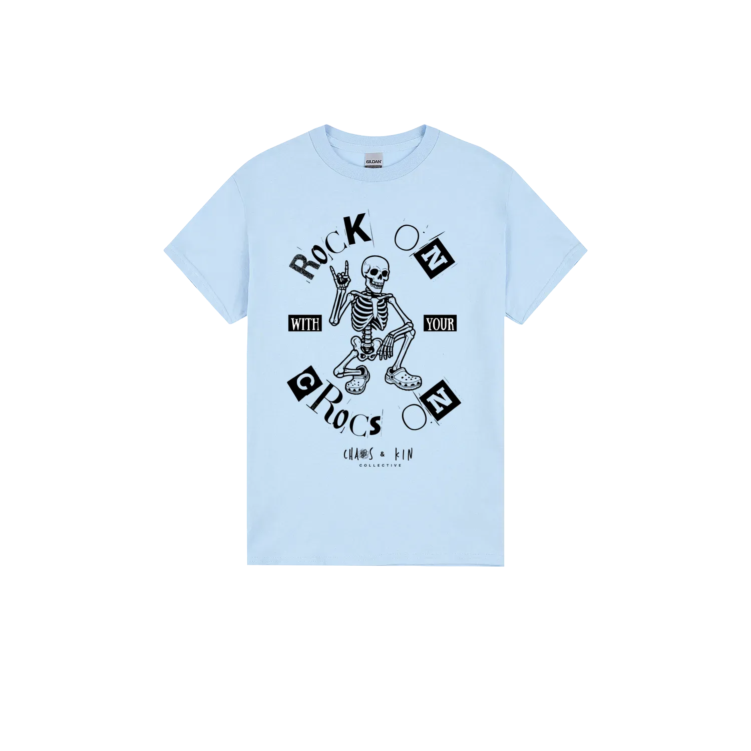 Light Blue front flat lay