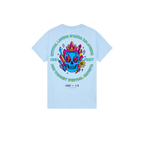Light Blue back flat lay