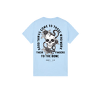Light Blue back flat lay