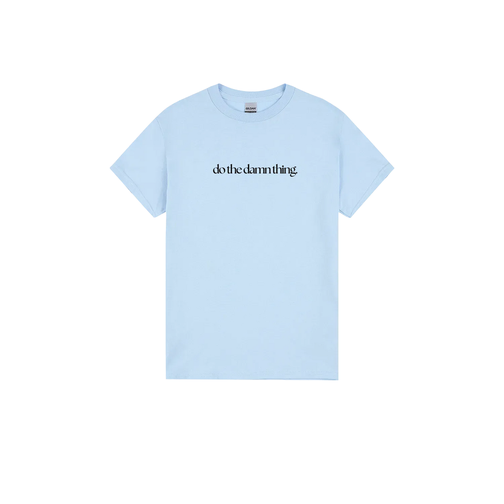 Light Blue front flat lay