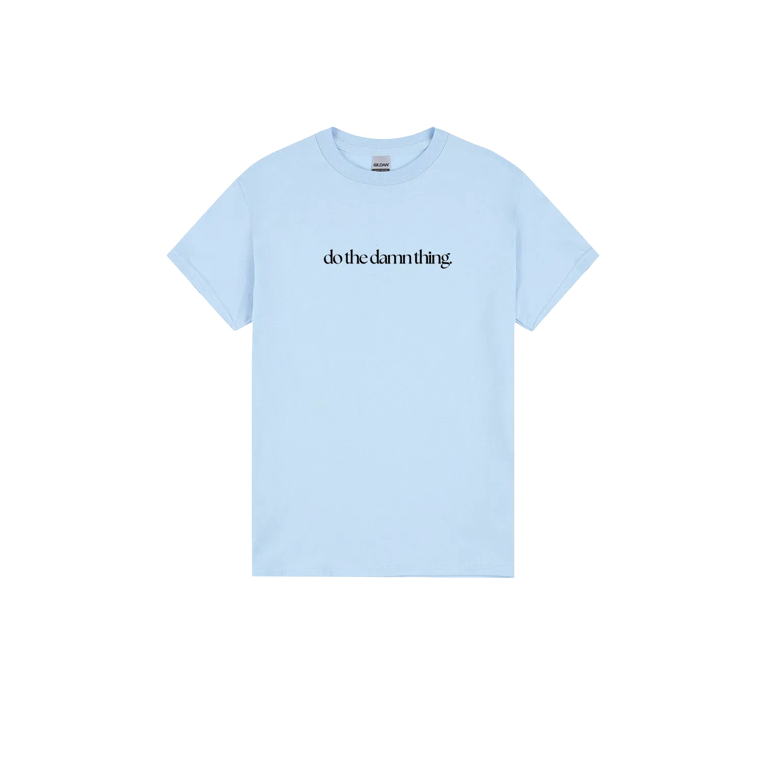 Light Blue front flat lay
