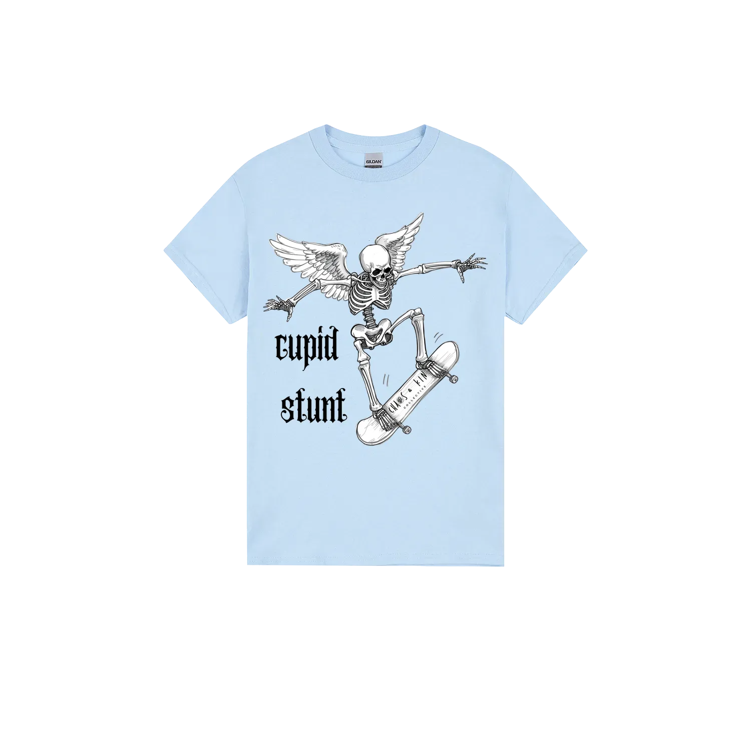 Light Blue front flat lay