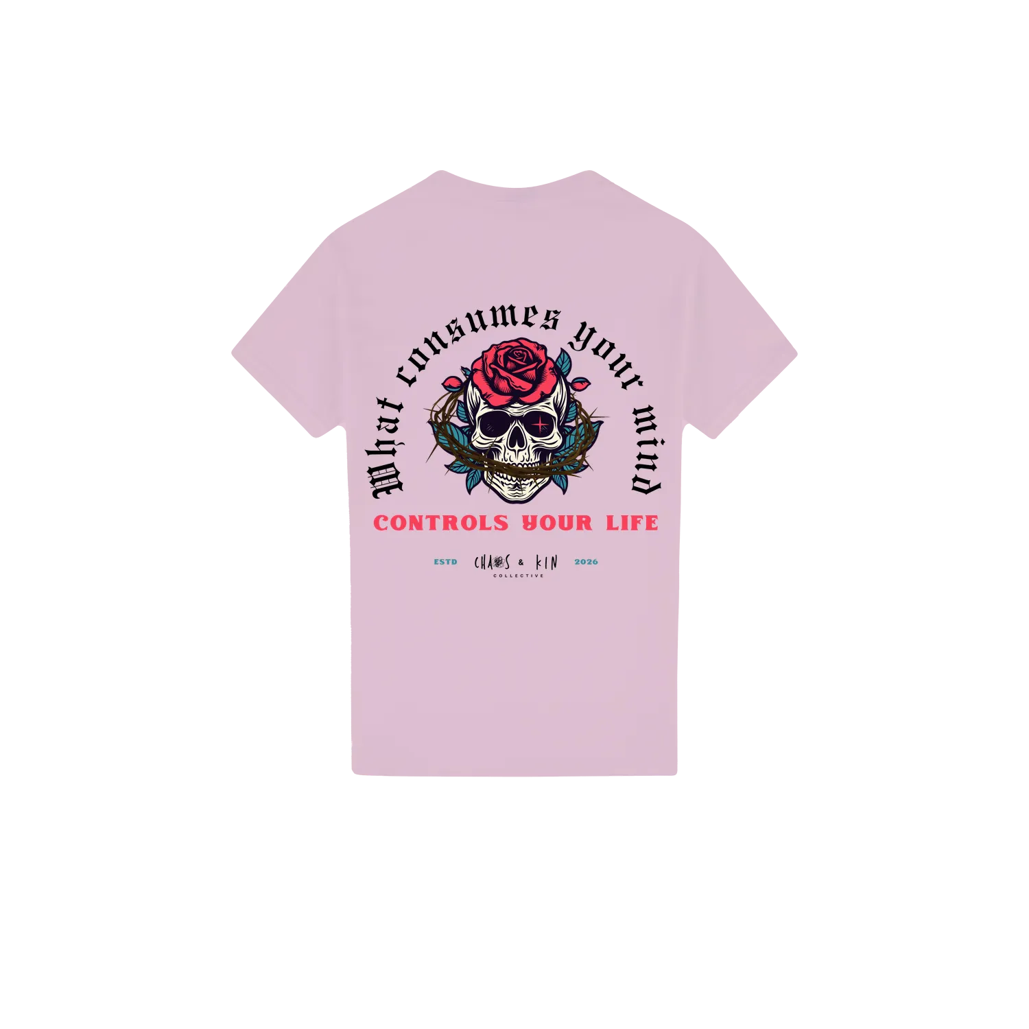 Light Pink back flat lay