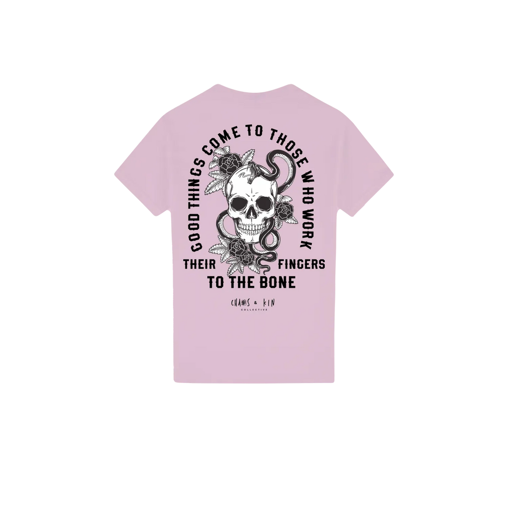 Light Pink back flat lay