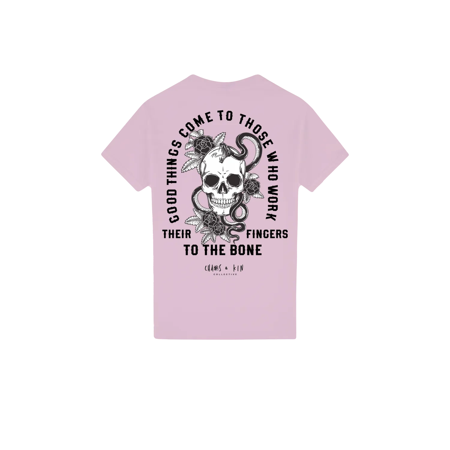Light Pink back flat lay