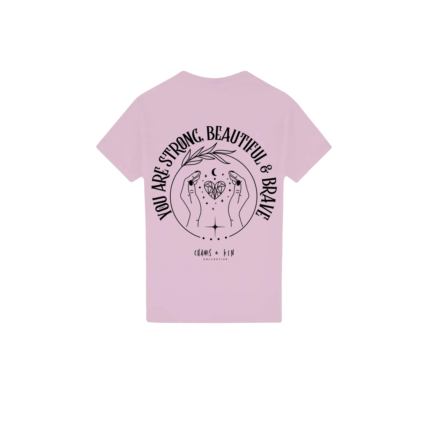 Light Pink back flat lay