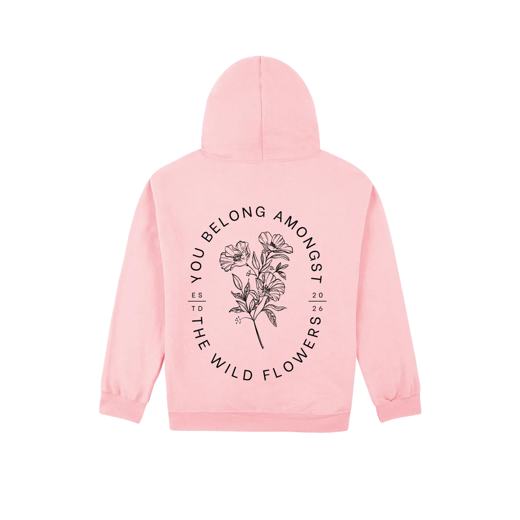 Light Pink back flat lay