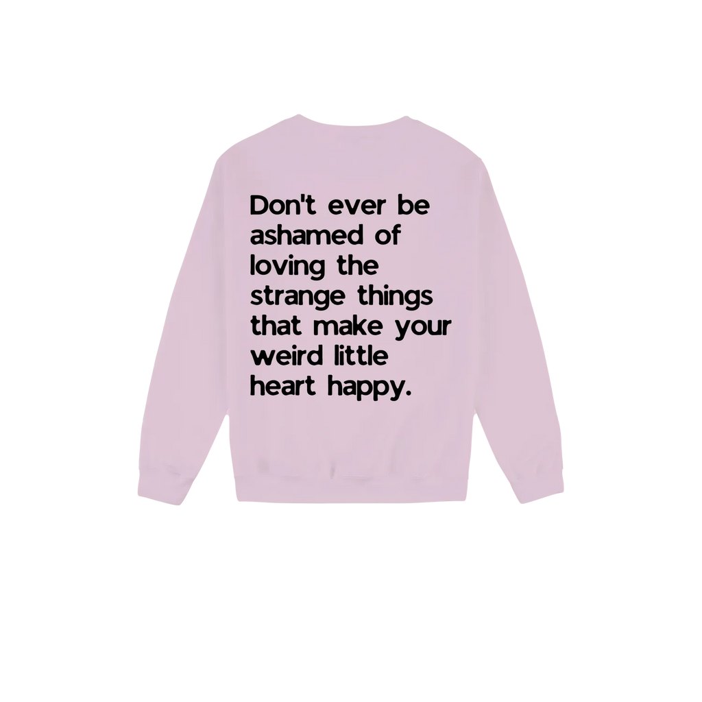 Light Pink back flat lay