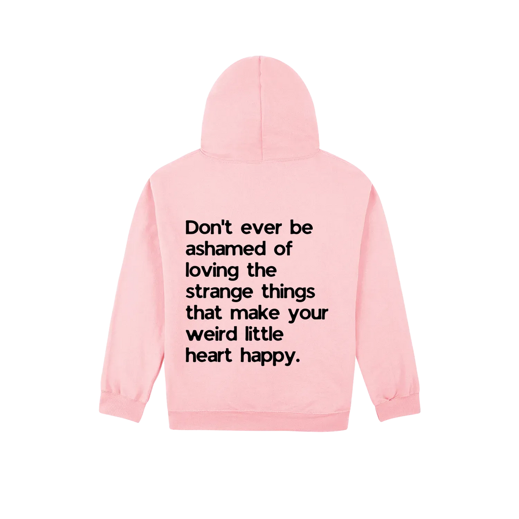 Light Pink back flat lay
